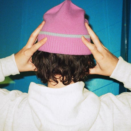 SNEEZE MAGAZINE CONTRAST STRIPE BEANIE