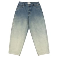 DIMEmtl Classic Baggy Denim Pants DIPPED SANDBLASTED INDIGO