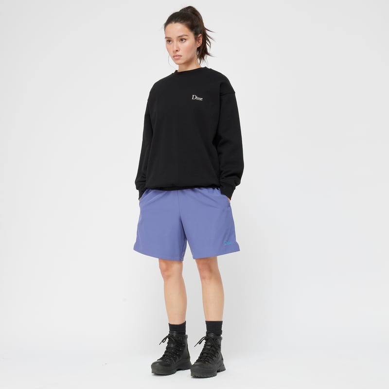 DIME mtl Classic Small Logo Crewneck BLACK | F