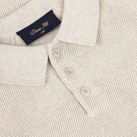 Dime MTL Cable Knit Polo