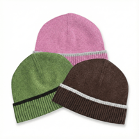 SNEEZE MAGAZINE CONTRAST STRIPE BEANIE