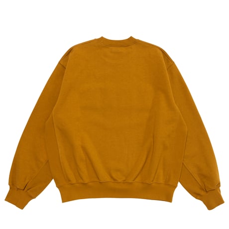 LQQK STUDIO BUS CLOTH APLIQUE CREWNECK BRASS