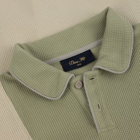 DIME mtl Waffle Polo SAGE