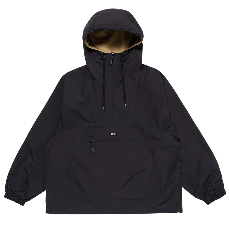 LQQK STUDIO NYLON ANORAK BLACK | F.U. GENERAL S