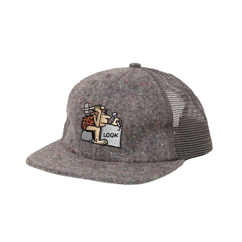 LQQK STUDIO CAVEMAN CAP GRAY | F.U. GENERAL STO