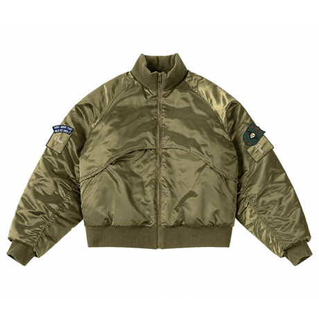 DIME MTL Utility Bomber Jacket Olive