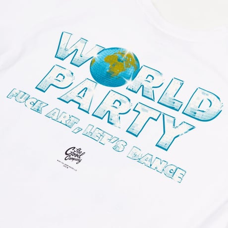 THE GOOD COMPANY WORLD PARTY TEE  (2COLOR)