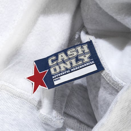 CASH ONLY Heavy-Weight Zip-Thru Hood Ash