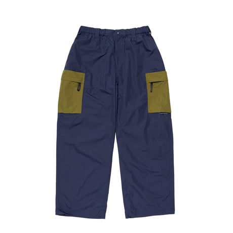 LQQK STUDIO NYLON CARGO PANTS NAVY GREEN