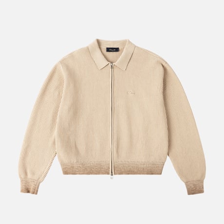 Dime MTL Double Zip Knit Tan