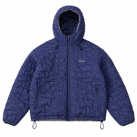 DIME MTL Reversible Insulated Jacket Blue Iris
