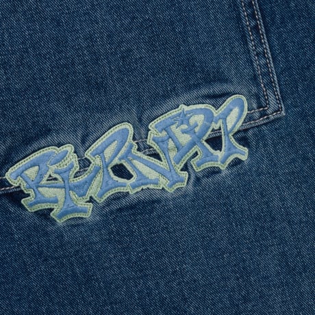 RIPNDIP IP Ace Ultra Wide Leg Pants (Medium Wash)