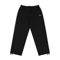 DIME MTL Cursive Small Logo Sweatpants BLACK