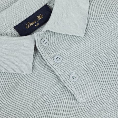 Dime MTL Cable Knit Polo