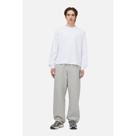 Dime MTL Classic Small Logo LS T-Shirt WHITE