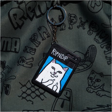 RIPNDIP Lord Nermal Puzzle Keychain (Black)