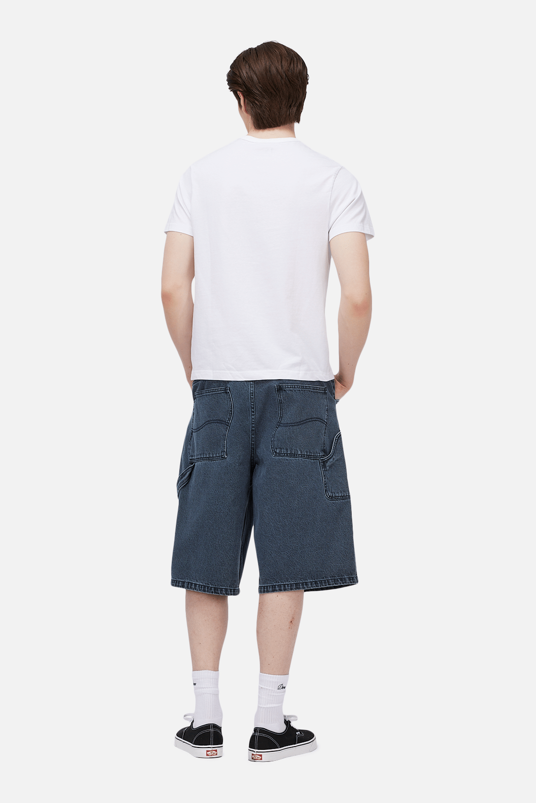 Dime MTL Classic Denim Shorts OVERDYED BLUE | F