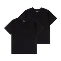 DIME MTL 2 PACK T-SHIRTS BLACK