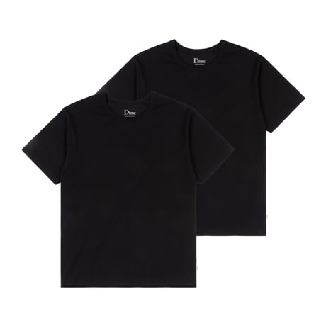 DIME MTL 2 PACK T-SHIRTS BLACK