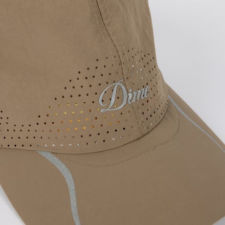DIME mtl Cursive Tech Cap TAUPE