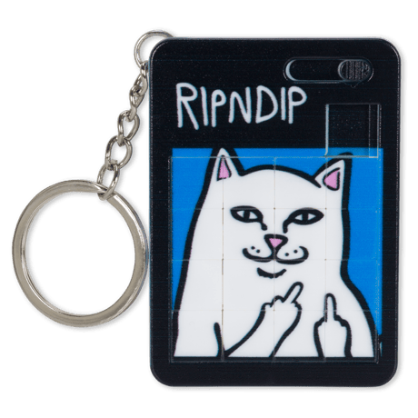 RIPNDIP Lord Nermal Puzzle Keychain (Black)
