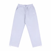 DIME MTL Cursive Small Logo Sweatpants GRAY LAVENDER