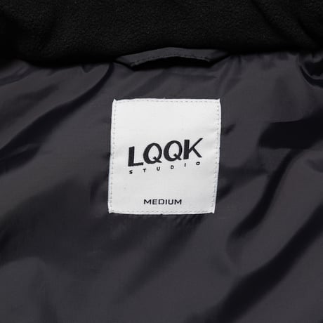 LQQK STUDIO PUFF DOWN JACKET  BLACK