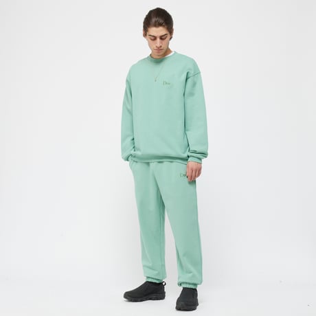 DIME mtl Classic Small Logo Crewneck SEAWEED