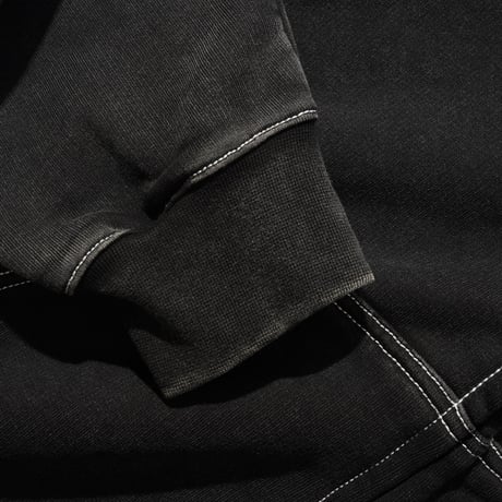 CASH ONLY Strip Zip-Thru Hood Washed Black