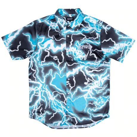 RIPNDIP Nikola Short Sleeve Button Up (Black/Blue)