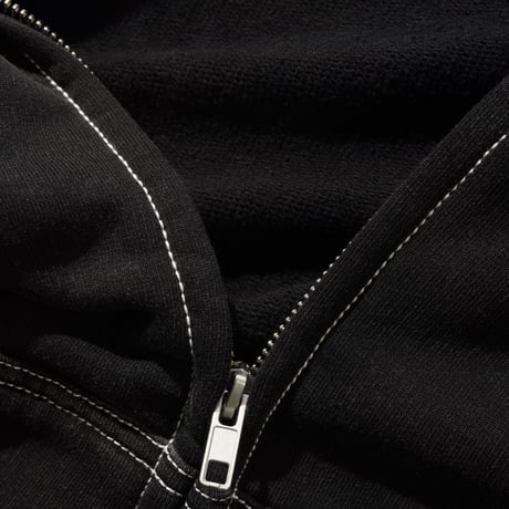 CASH ONLY Strip Zip-Thru Hood Washed Black