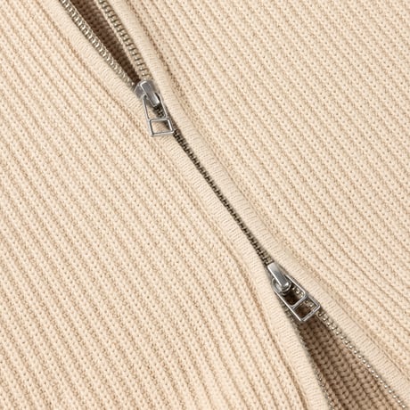 Dime MTL Double Zip Knit Tan