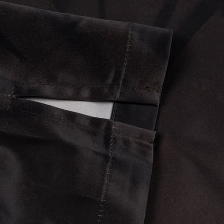 DIME mtl Chilling Satin Shirt BLACK