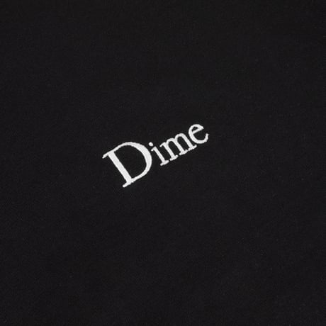 Dime MTL Classic Small Logo LS T-Shirt BLACK