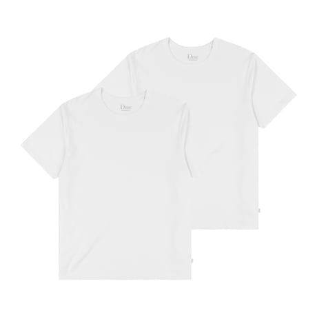 DIME MTL 2 PACK T-SHIRTS WHITE