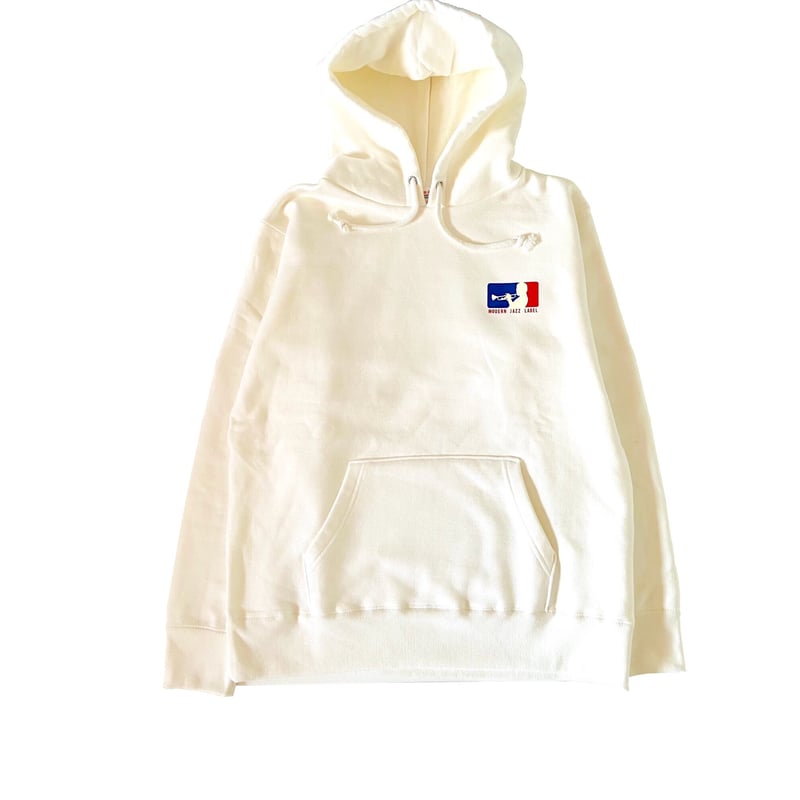 ADLIB CAT :MJL Hoodie WHITE | THE GOOD JAZZ STORE