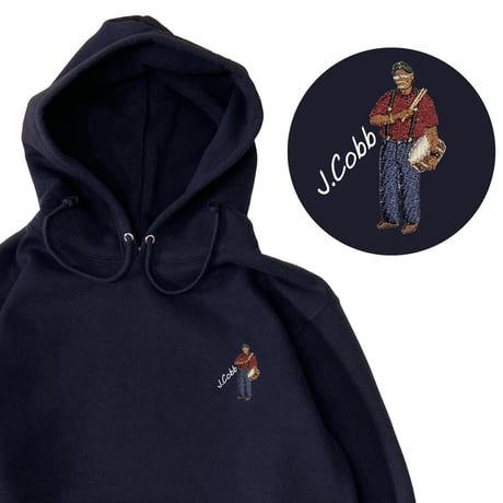 ADLIB CAT: J.Cobb EMB Hoodie  NAVY