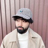 PRES BIRD×NEW HATTAN :TWEED CAP    B.EVANS