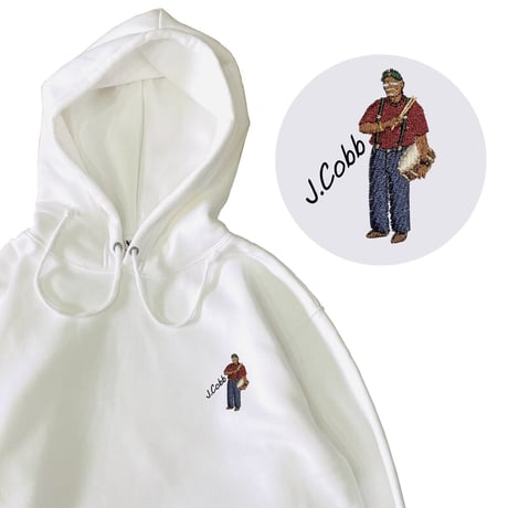 ADLIB CAT: J.Cobb EMB Hoodie  WHITE