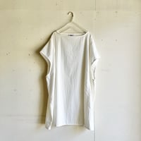 Yarmo Oversized Poncho Tunic（ White ）