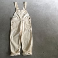 Yarmo  Bib and Brace Overall Cotton Twill（Natural）