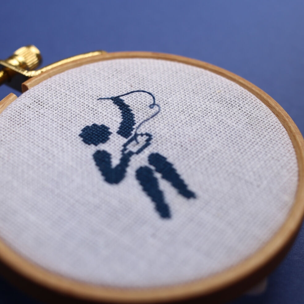 刺繍を愛するピクトグラム | ちいさいおみせ