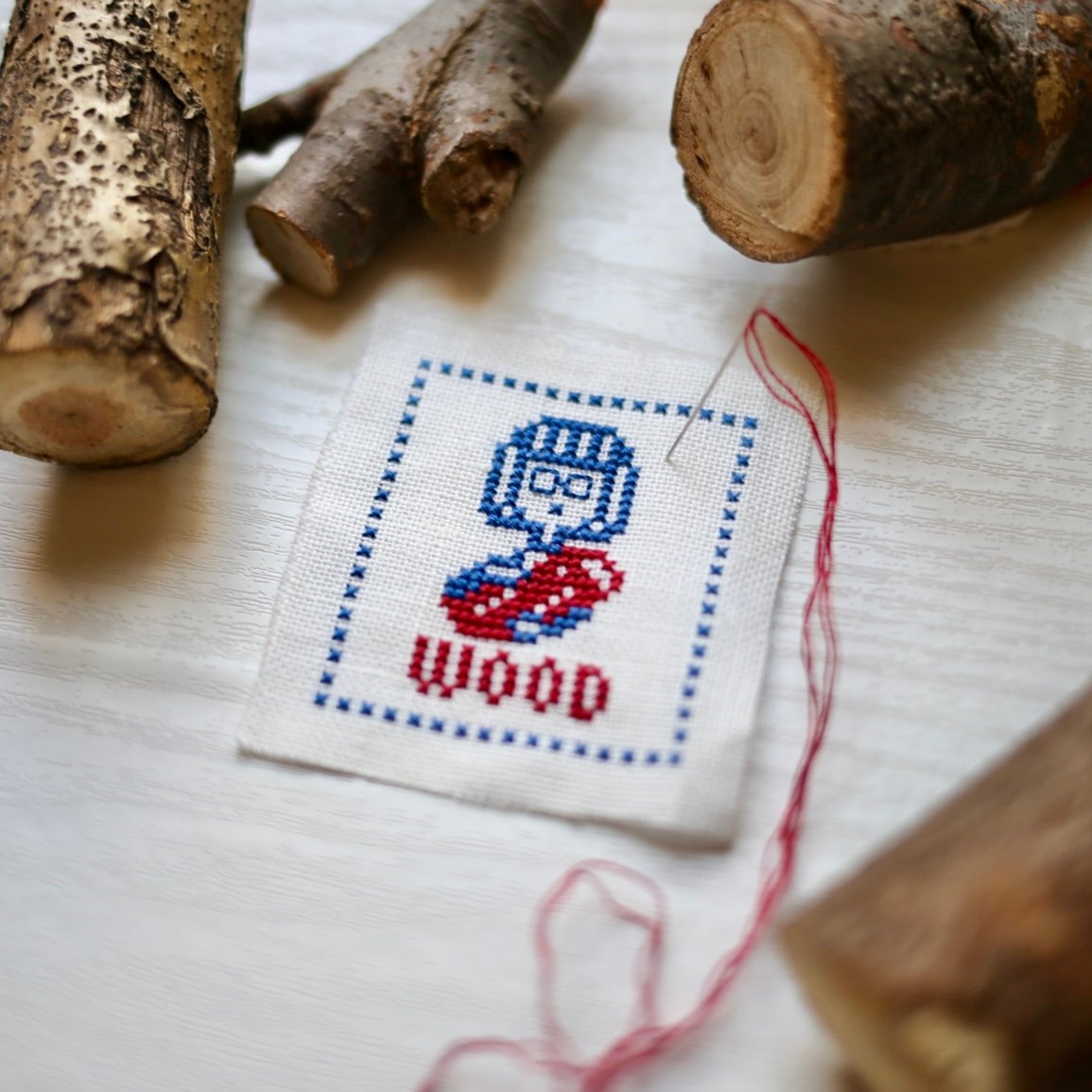 クロスステッチ完成品　サモイロフ　子供たちのABCサンプラー クロスステッチ完成品 サモイロフ 子供たちのABCサンプラー