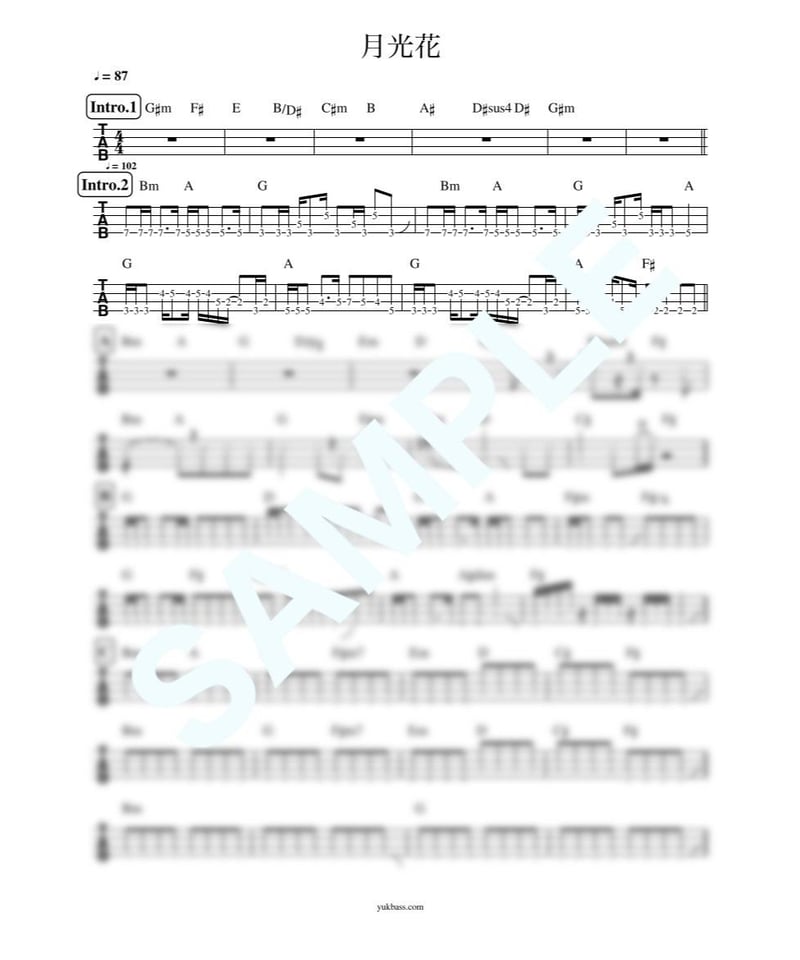 ★楽譜/安部恭弘/SLIT/タブ譜/バンドスコア/1985年 ☆楽譜/安部恭弘/SLIT/タブ譜/バンドスコア/1985年