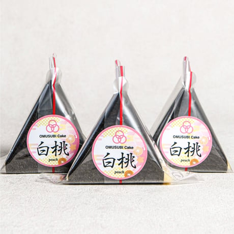 OMUSUBI Cake [白桃] 化粧箱付き