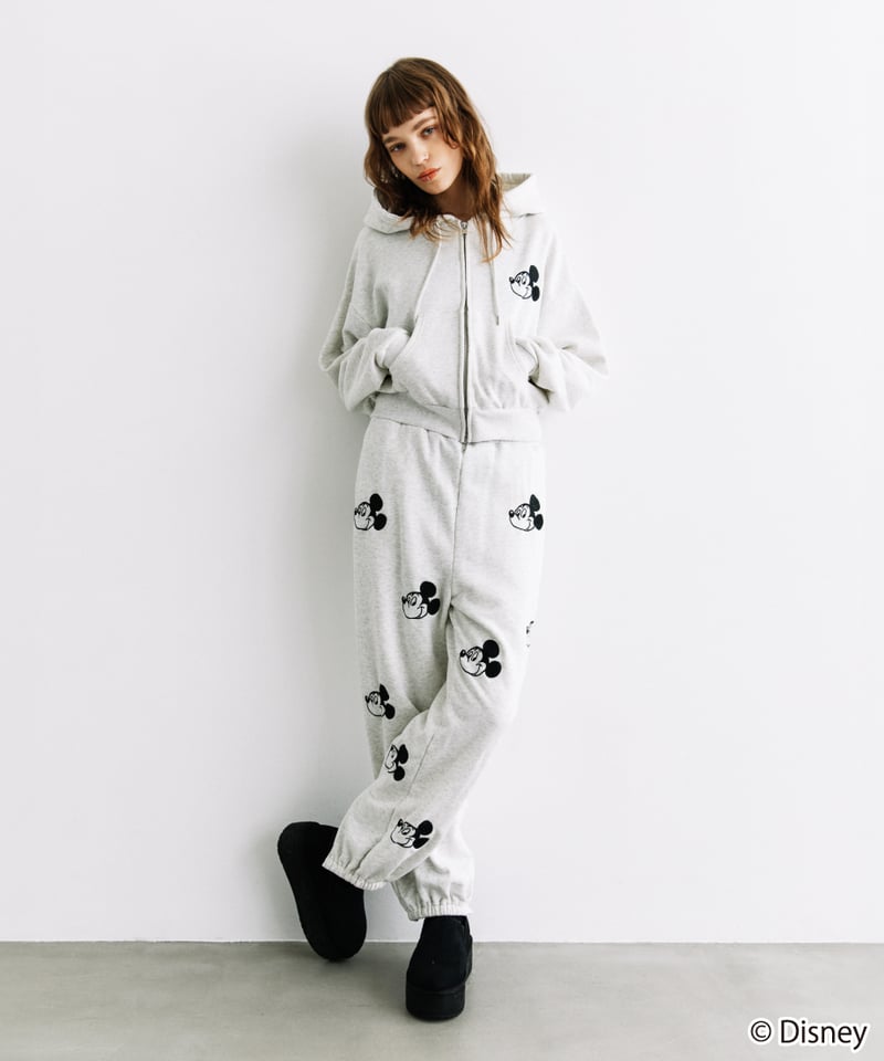 Disney / EMBROIDERY SWEAT PANTS(ミッキー)【WCJ-TD-04