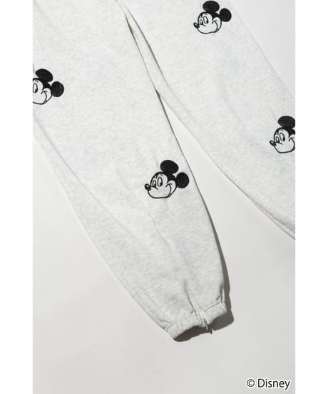 Disney / EMBROIDERY SWEAT PANTS(ミッキー)【WCJ-TD-045GRY01】