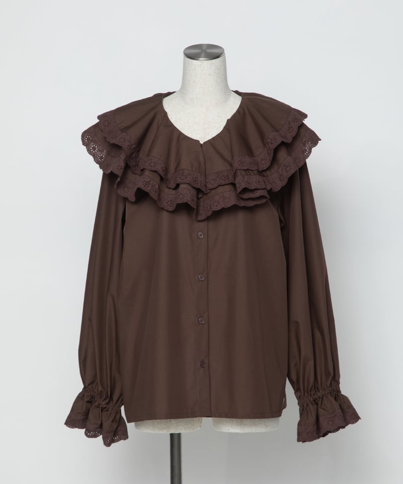 レースブラウス【WCJ-PP-121BRN】 | WCJ OFFICIAL WEB STORE