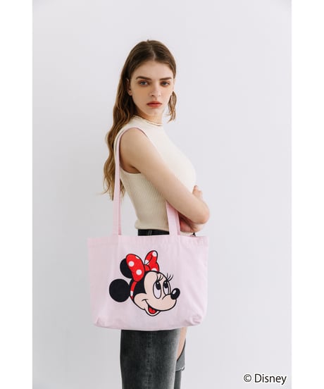 Disney / WIDE TOTE BAG(ミニー)【WCJ-TD-006PNK02】