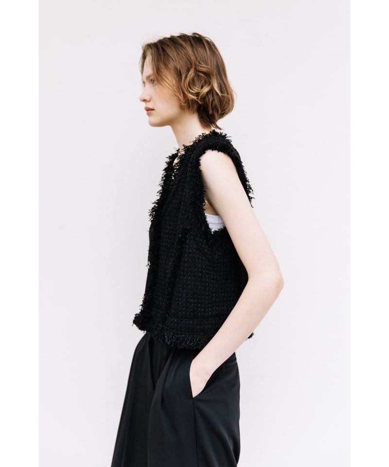 値下げ可能/完売品　WCJ フリンジベスト アイボリー フリンジベスト【WCJ-TA-016IVO】 | WCJ OFFICIAL WEB STORE